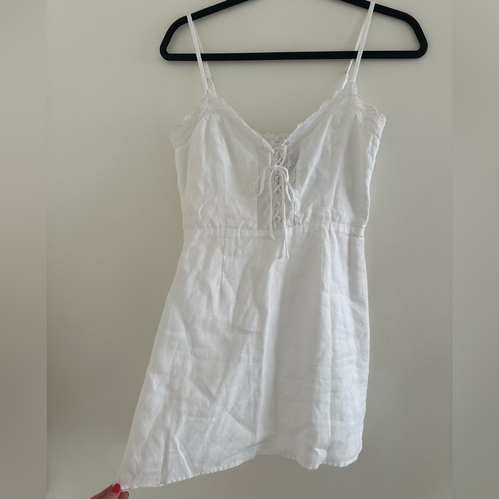 Reformation White Mini Dress